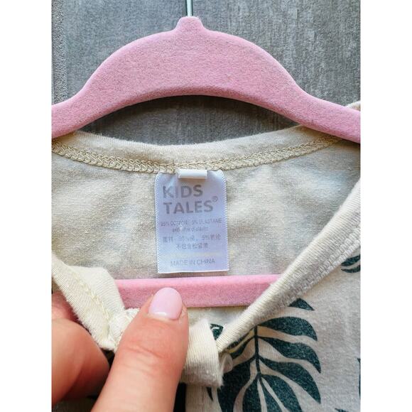 Baby Toddler Girl Boy One Piece Boho Zip Stretch Romper Outfit Sleeper Pjs 24m - Picture 4 of 10